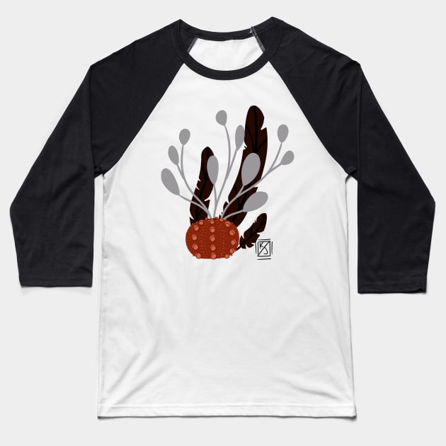 Dried Urchin Baseball T-Shirt by Pastel.Punkk